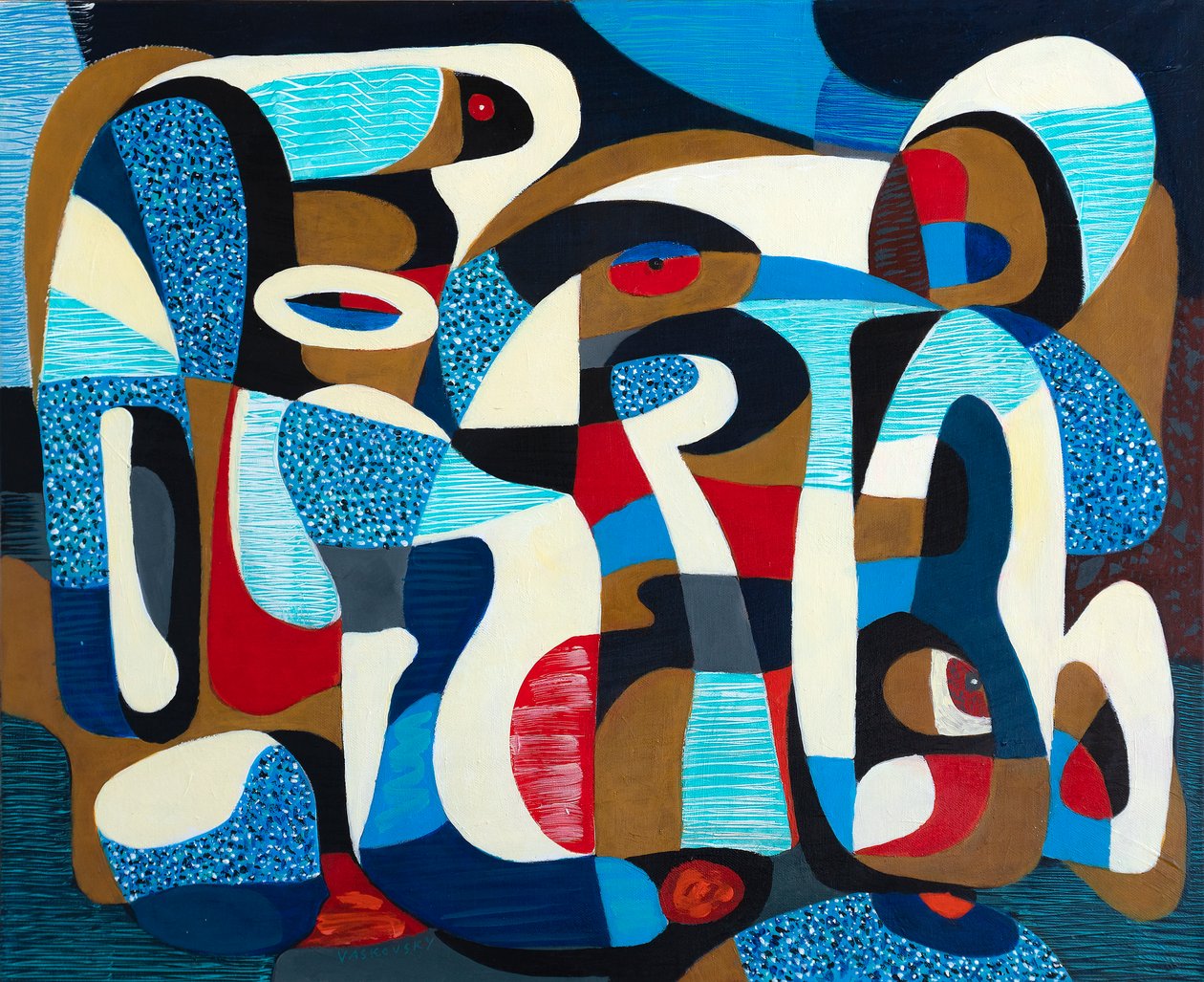 Sueño de pájaro, 2019 (acrílico sobre lienzo) de Vadym Vaskovsky