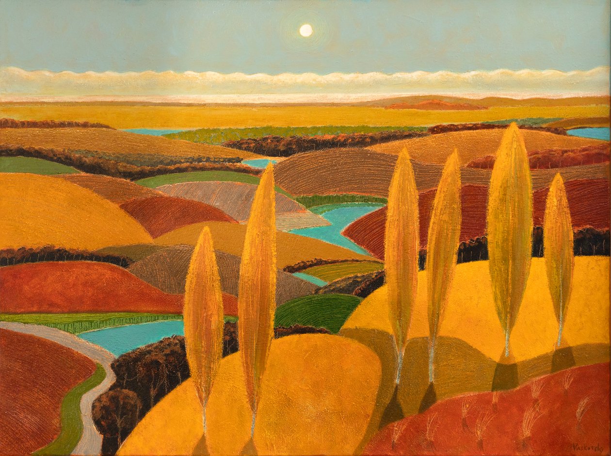 Poplar Hill In Dunes, 2023 (óleo sobre lienzo) de Vadym Vaskovsky