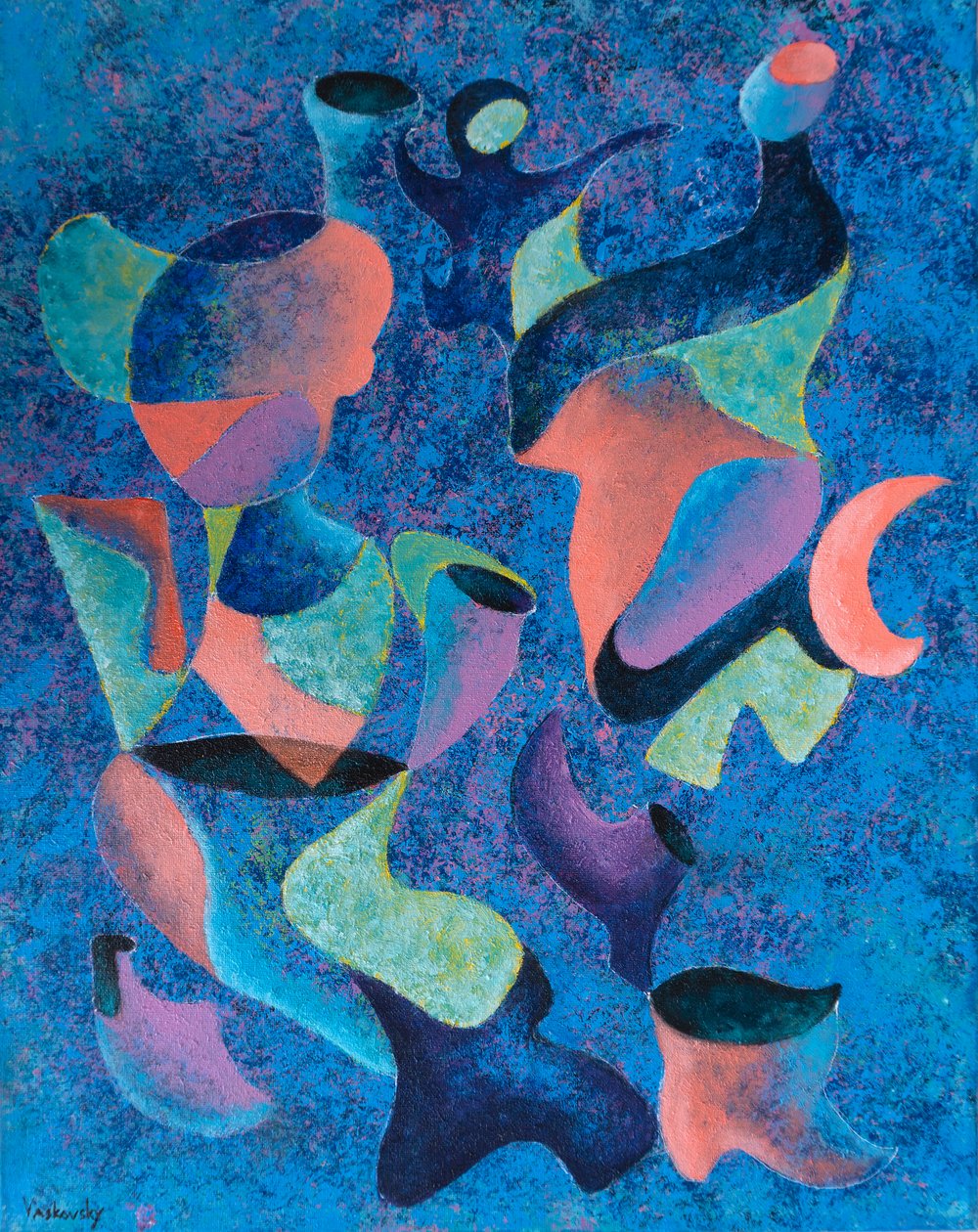 Arquetipo de zapato, 2021 (acrílico sobre lienzo) de Vadym Vaskovsky