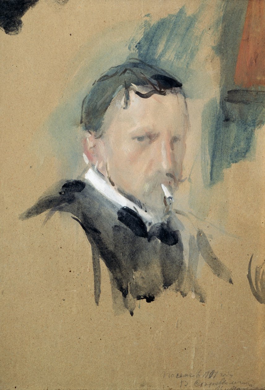 Autorretrato de Valentin Aleksandrovich Serov