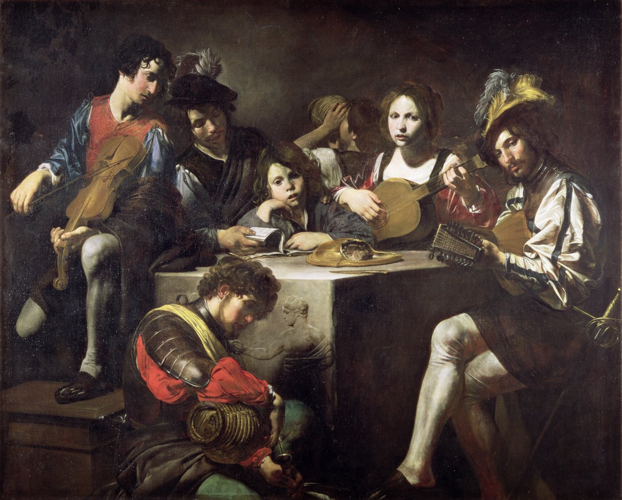 Concierto alrededor del bajorrelieve de Valentin de Boulogne
