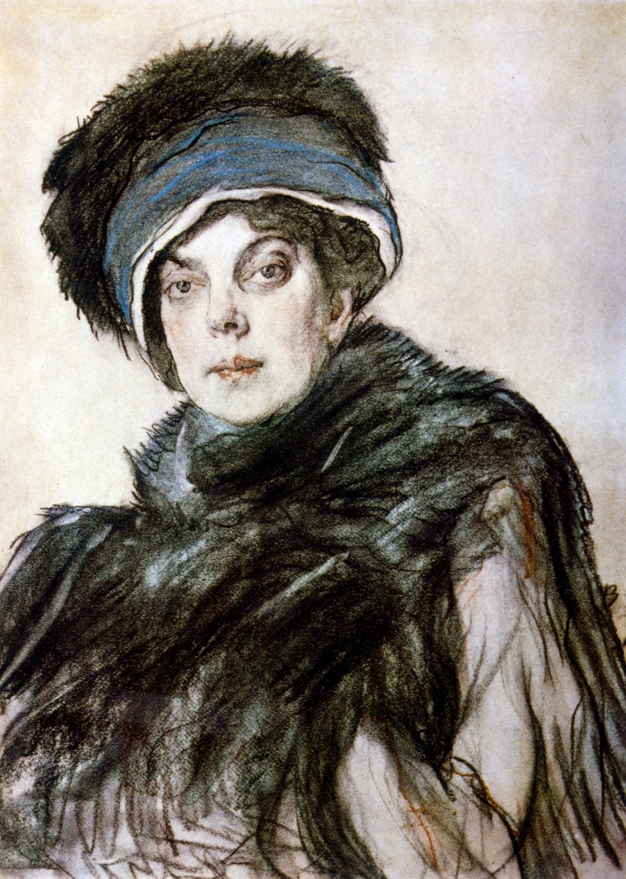 Retrato de la Princesa Olga Orlova de Valentin Aleksandrovich Serov