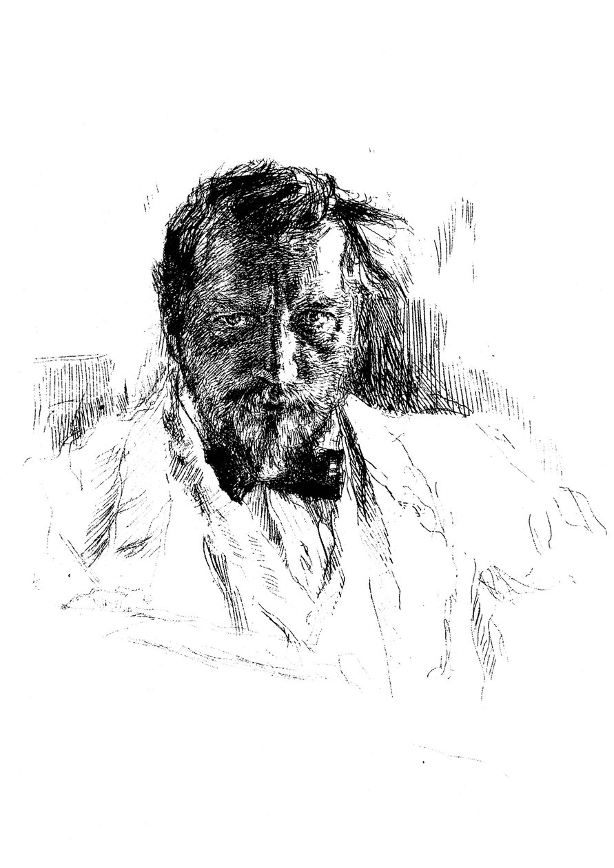 Autorretrato, 1898 de Valentin Aleksandrovich Serov