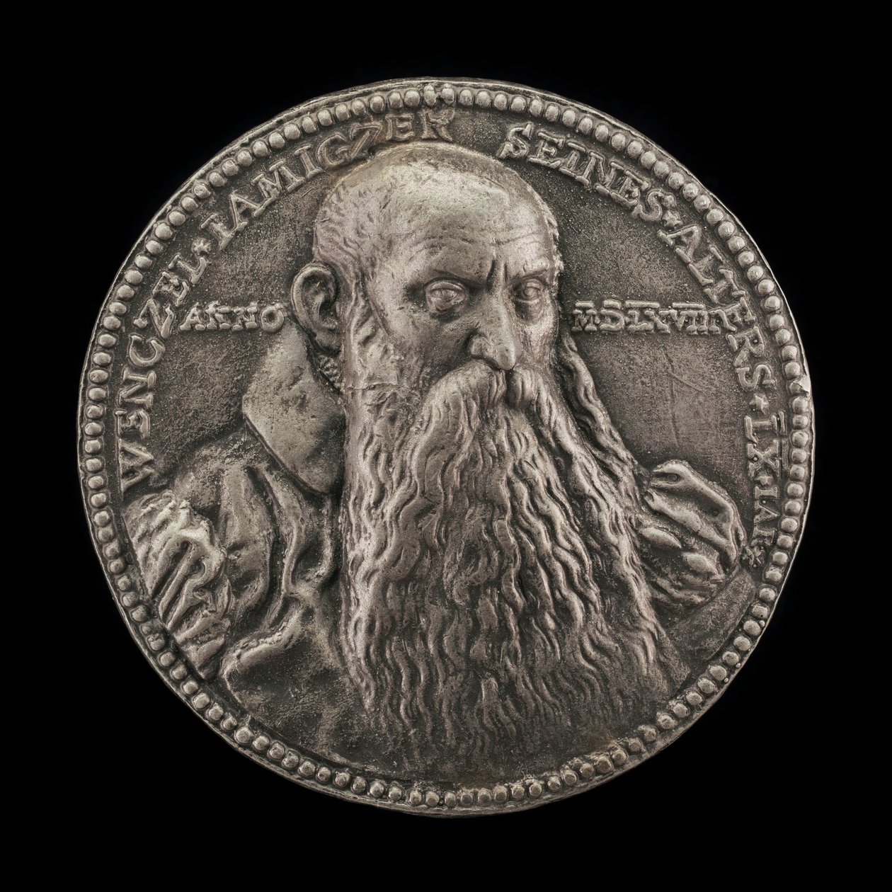 Wenzel Jamnitzer, 1508-1585, orfebre, 1568 de Valentin Maler