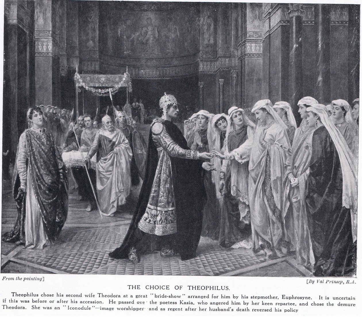 La elección de Teófilo de Valentine Cameron Prinsep