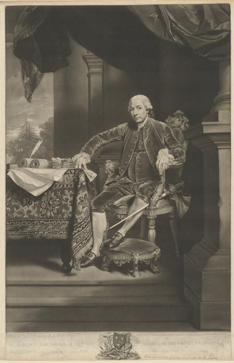 Henry Laurens, 1782 de Valentine Green