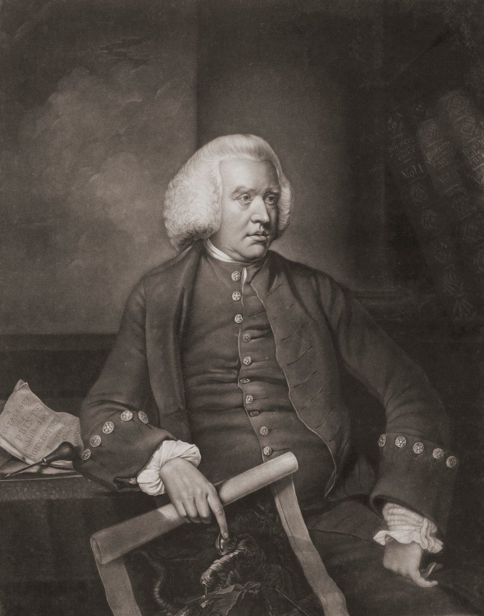 John Boydell Retrato (impresión) de Valentine Green