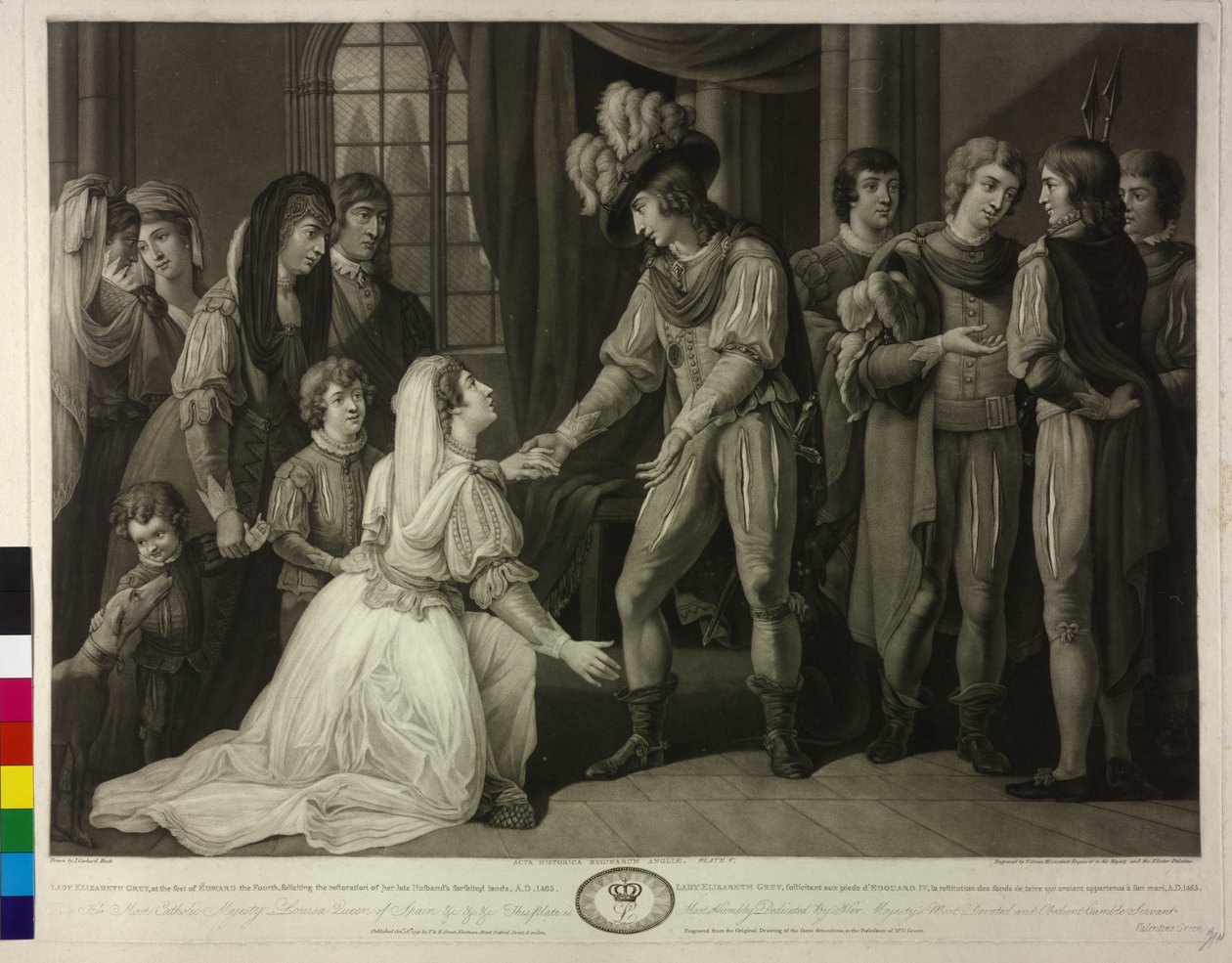 Rey de Inglaterra lady Elizabeth Grey y Eduard IV de Valentine Green