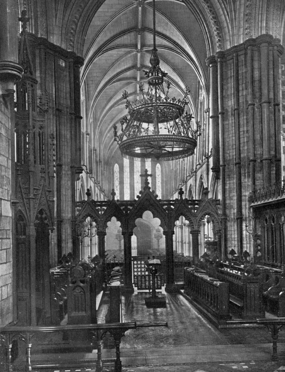 Interior de la Catedral de la Iglesia de Cristo, Dublín, Irlanda, 1924-1926 de Valentine and Sons Ltd