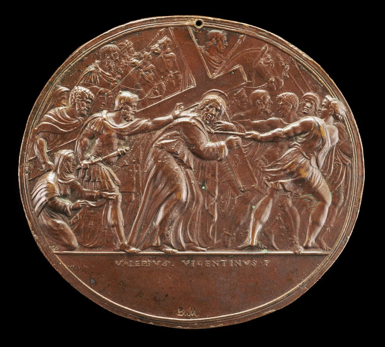 Cristo llevando la cruz, 1525 o después de Valerio Belli