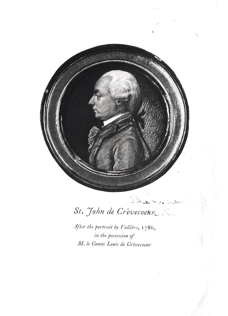 Michel-Guillaume-Jean de Crevecoeur (1735-1813) frontispicio de sus 