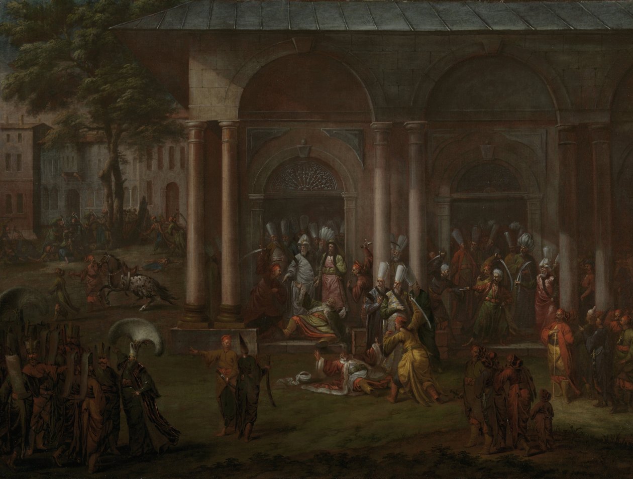 El asesinato de Patrona Halil y sus compañeros rebeldes de Vanmour