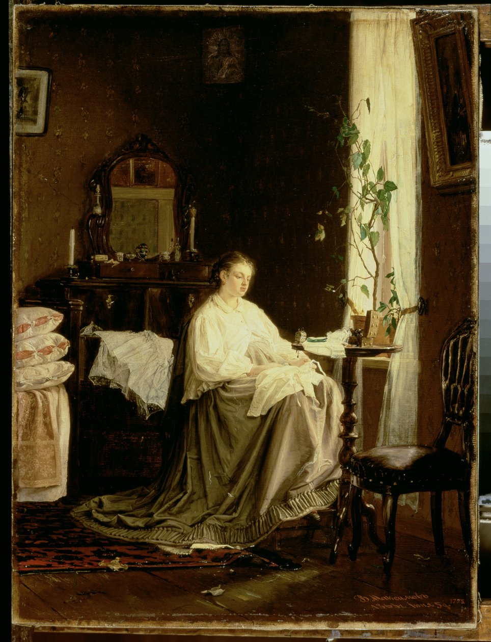 Soñando con el futuro, 1868 de Vasili Maksimovich Maksimov