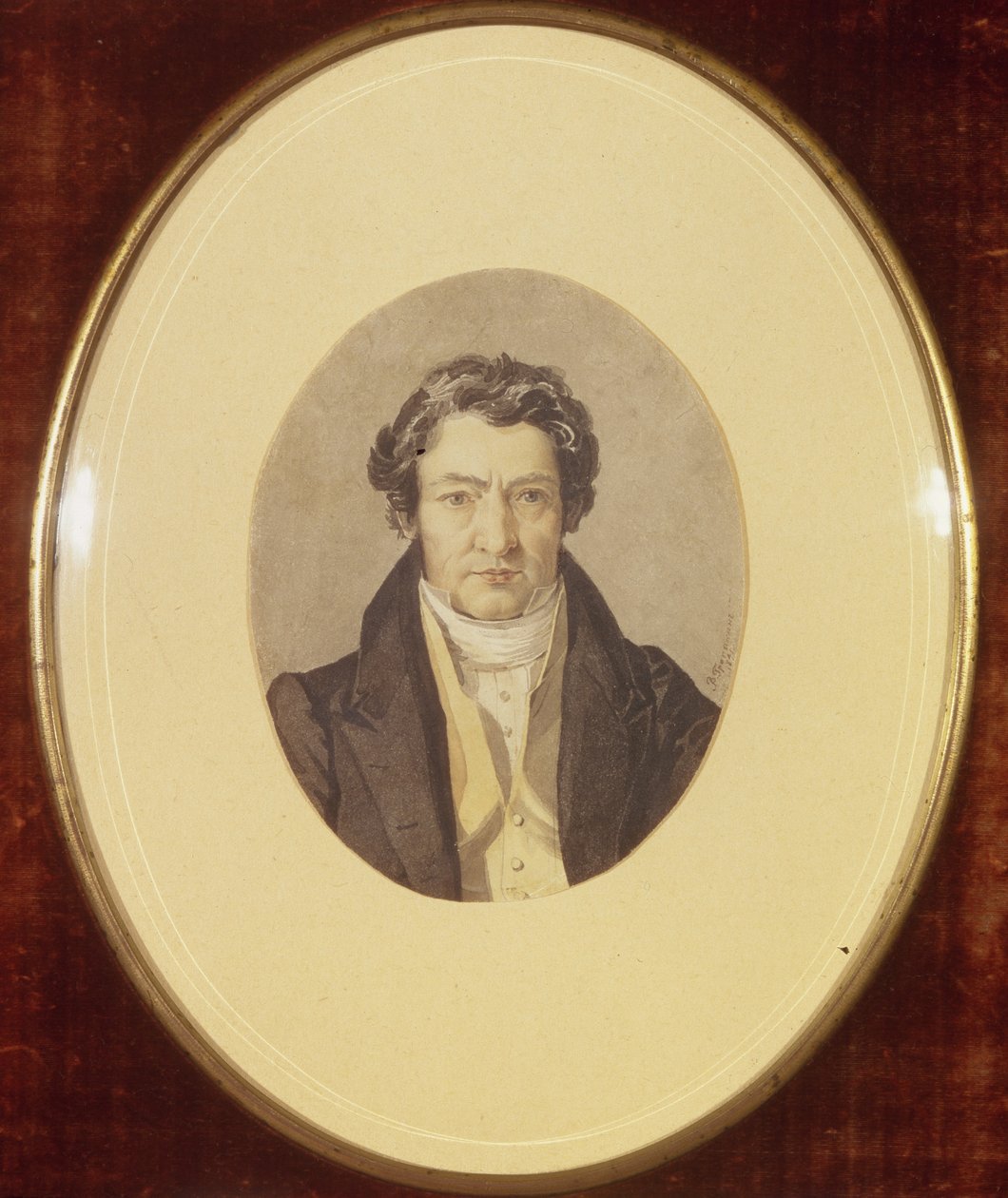 Retrato del actor Pavel Mochalov 1800-1848, 1841 de Vasili Andreevich Tropinin