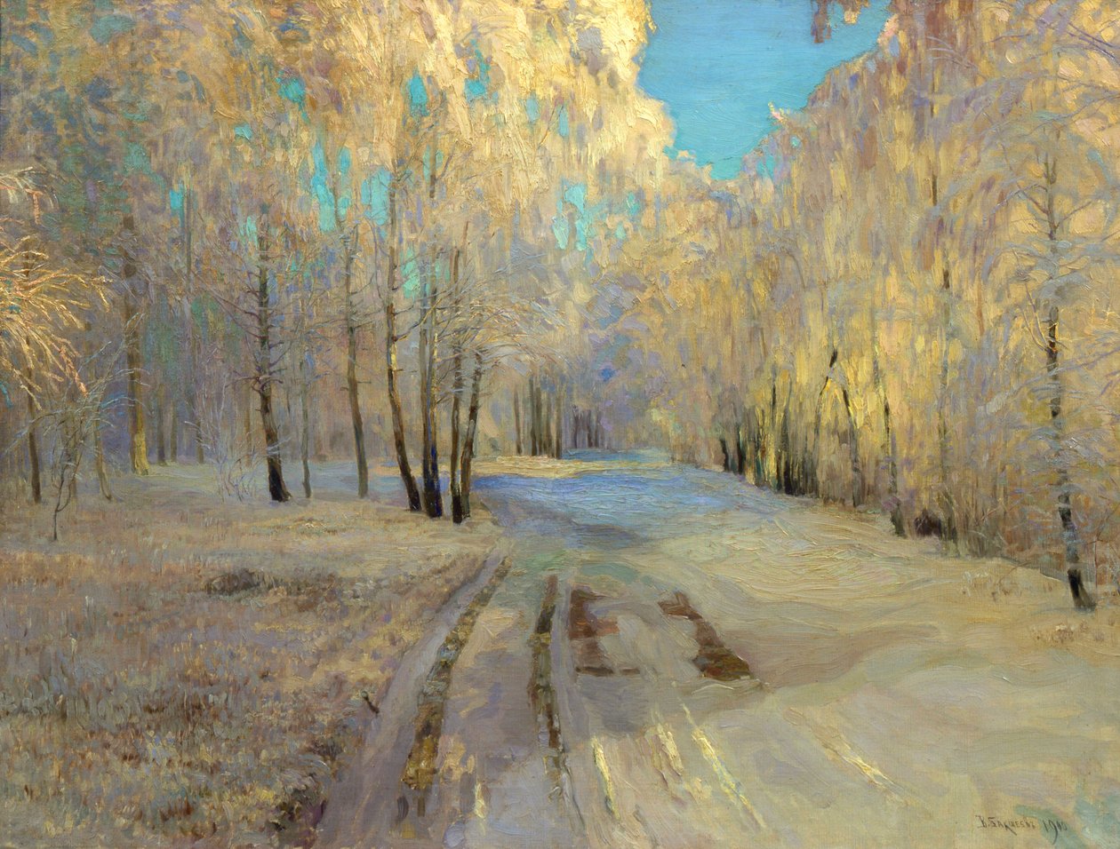 Escarcha, 1900 de Vasili Baksheyev