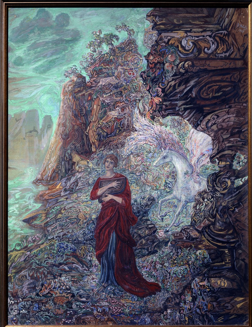 Safo y Pegaso de Vasili Dmitrievich Millioti