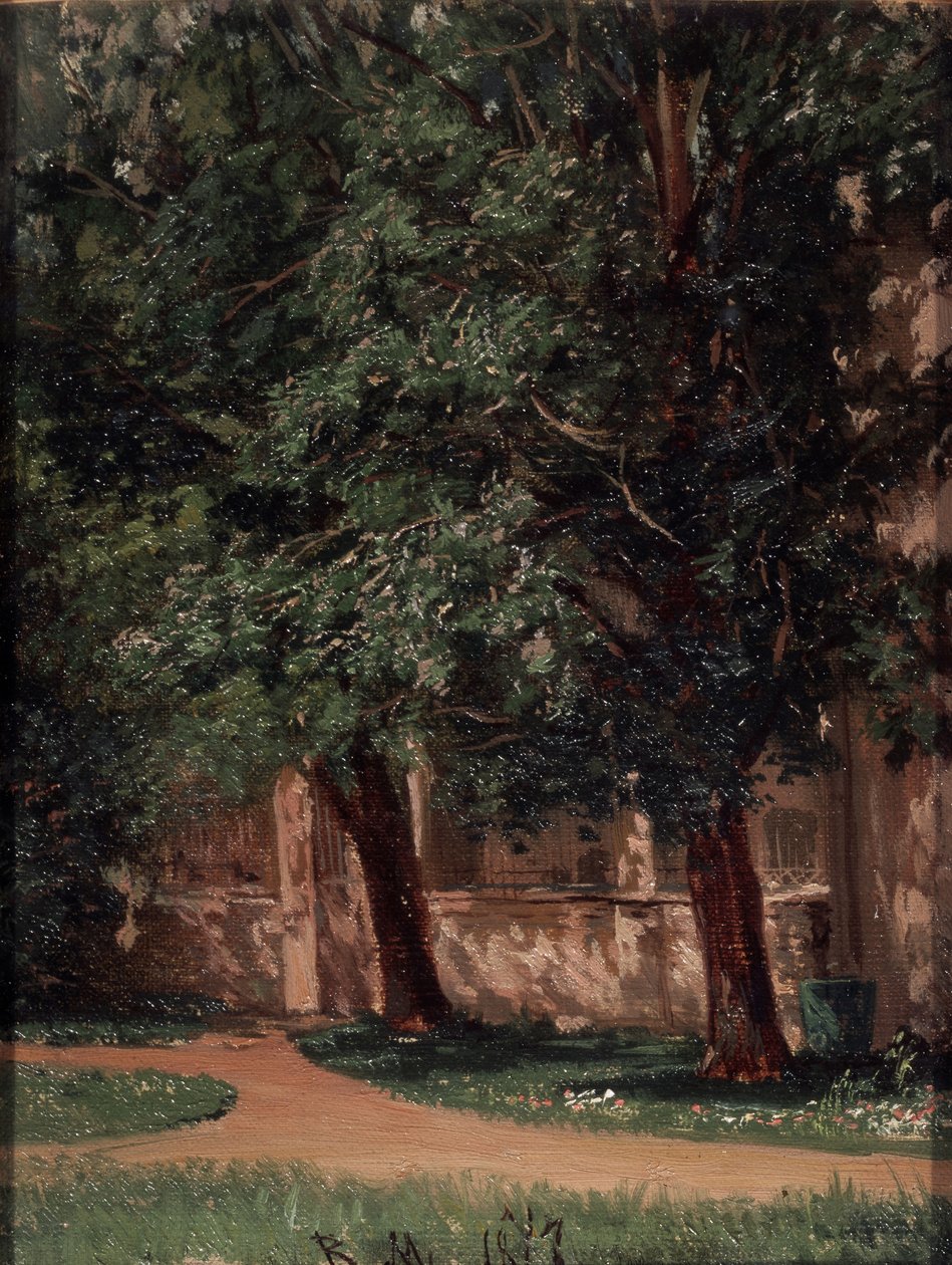 Cerca de la casa de los Tretiakov de Vasili Maksimovich Maksimov