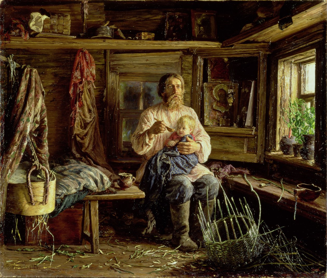 El esposo ciego, 1884 de Vasili Maksimovich Maksimov