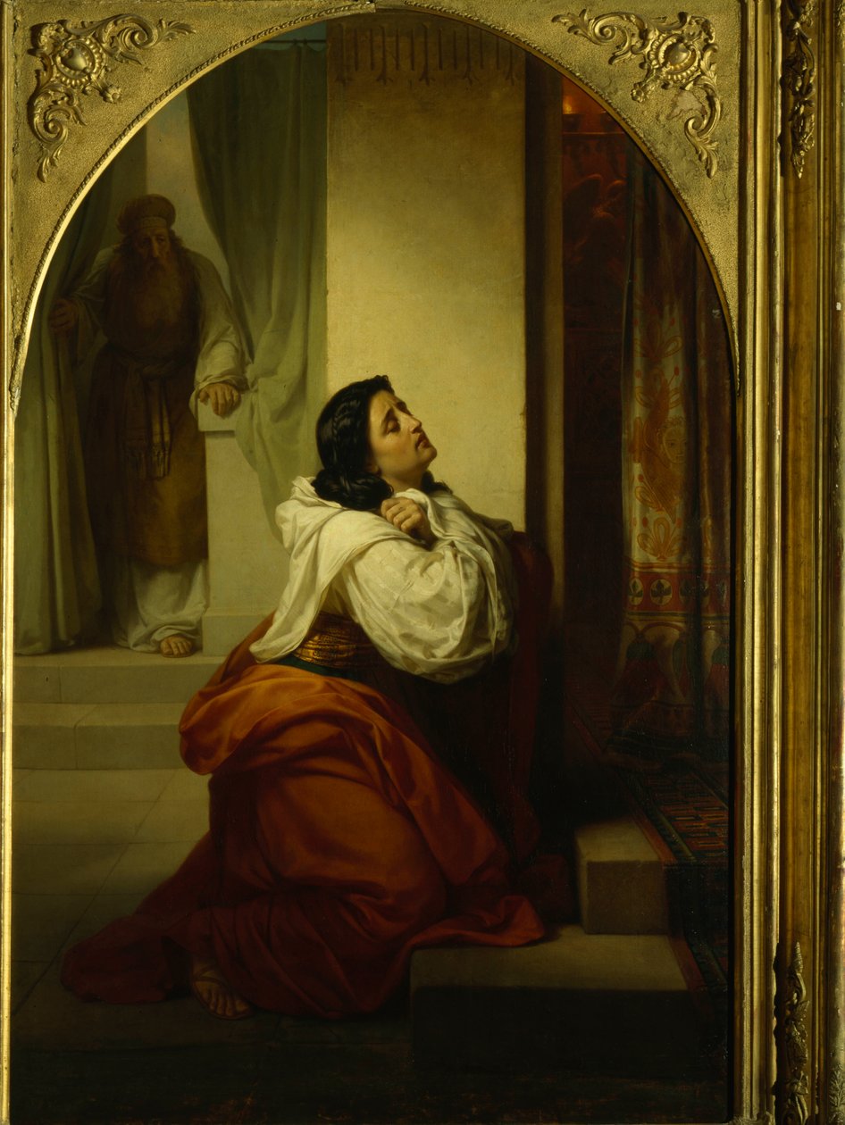 Oración de Ana, la madre del profeta Samuel, 1864 de Vasili Petrovich Vereshchagin
