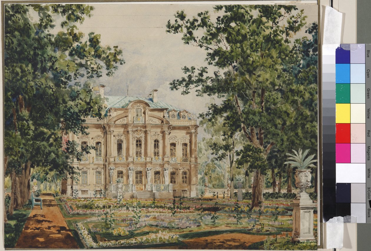 Dacha propia del emperador Alejandro II en Peterhof de Vasili Semenovich Sadovnikov