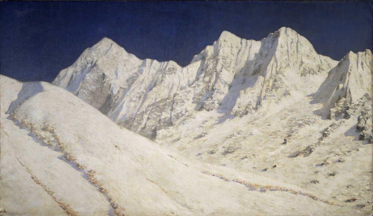 India. Nieve en el Himalaya, 1874-1876 de Vasili Vasilievich Vereshchagin