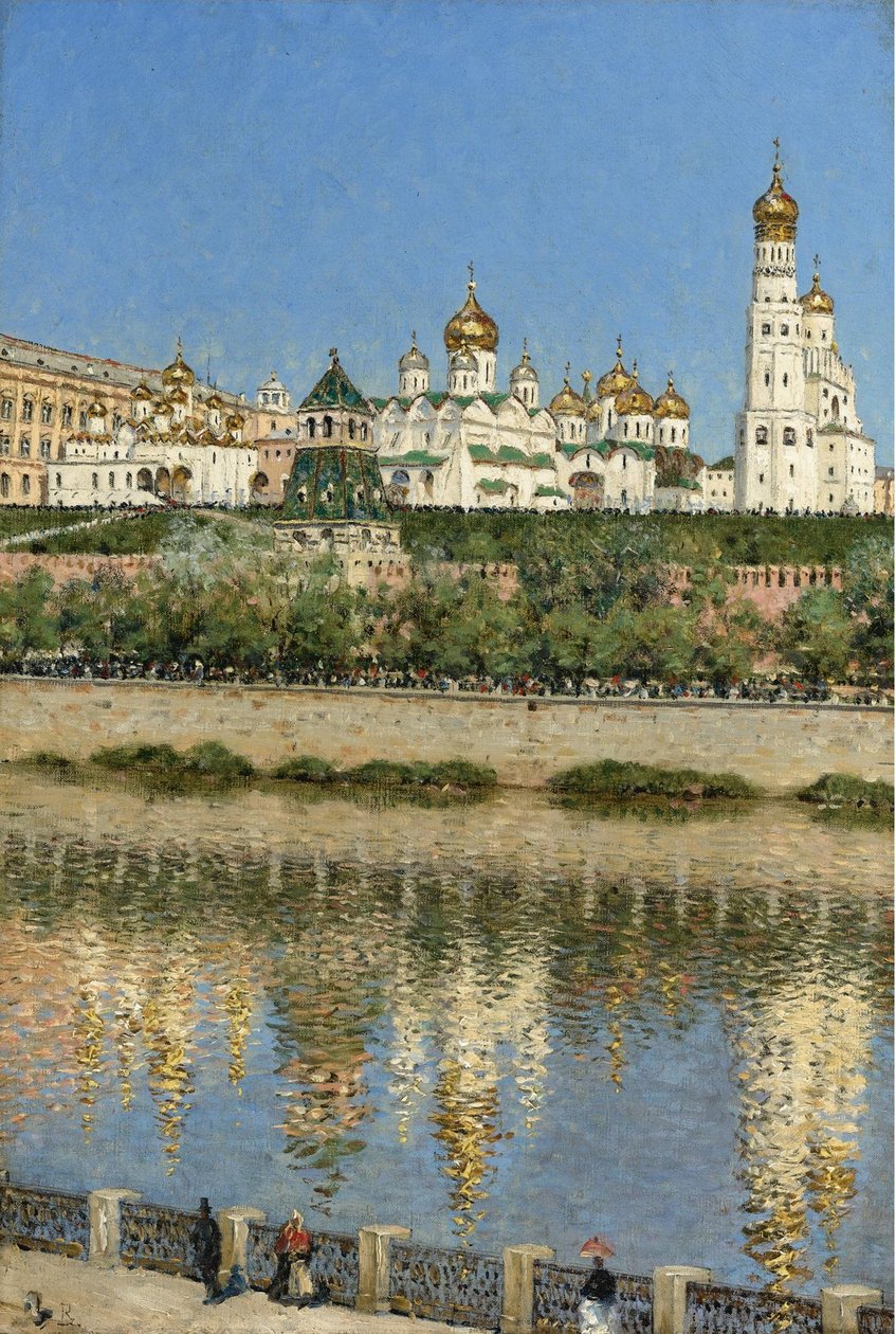 Vista del Kremlin de Moscú de Vasili Vasilievich Vereshchagin