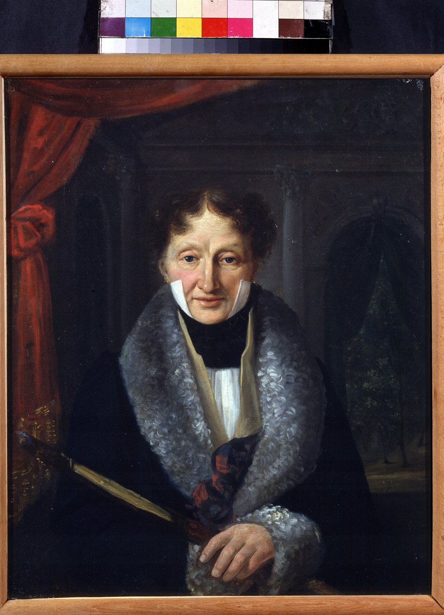 Retrato del maestro de ballet Charles Louis Didelot (1767-1837). Pintura de Vasili Venediktovich Baranov (1792-1836). Óleo sobre lienzo, 46,5 x 37,5 cm de Vasili Venediktovich Baranov