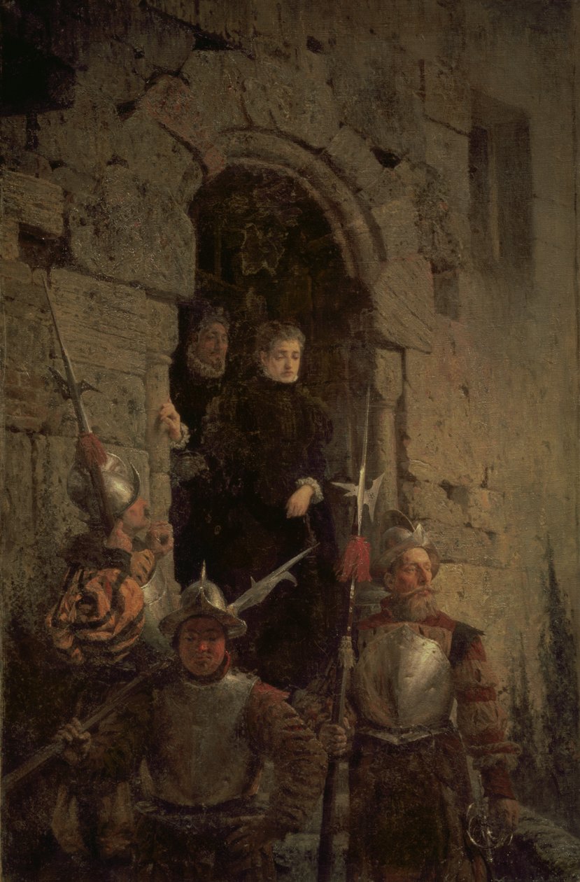 Arresto de la Hugonote Jacqueline de Montbel d