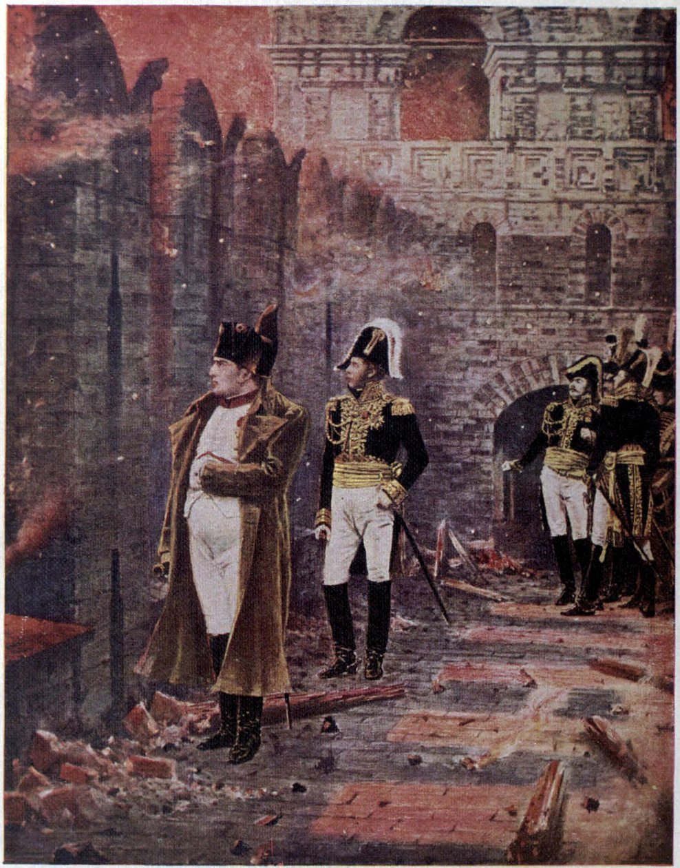 ¡El Kremlin está en llamas! de Vasili Vasilievich Vereshchagin