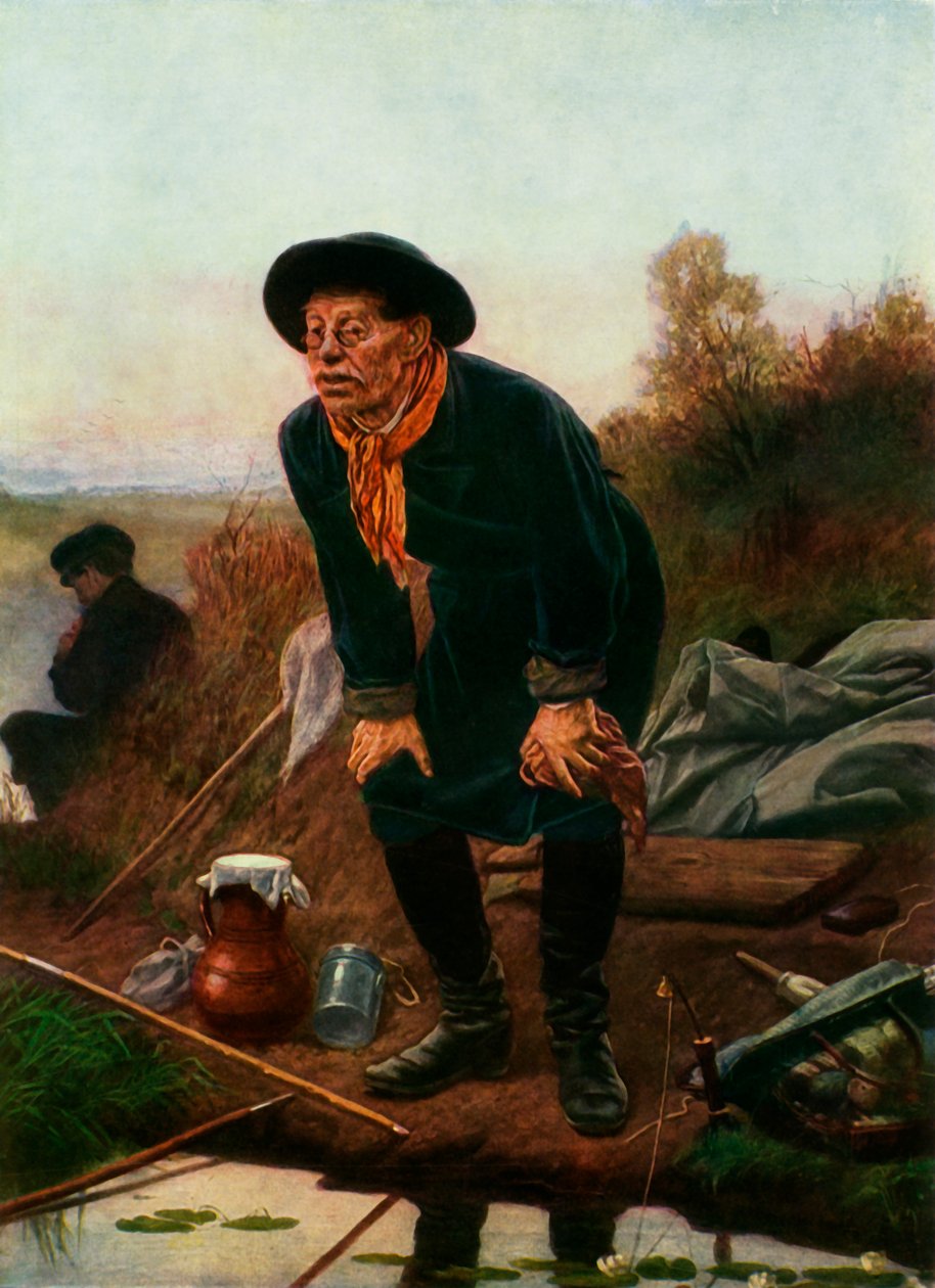 El pescador, 1871, 1965 de Vasily Perov