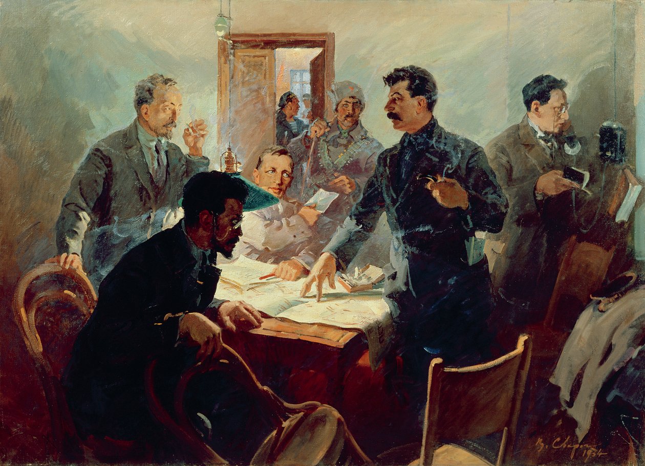 El Estado Mayor de la Revolución de Octubre de 1917 de Vasily Semyonovich Svarog