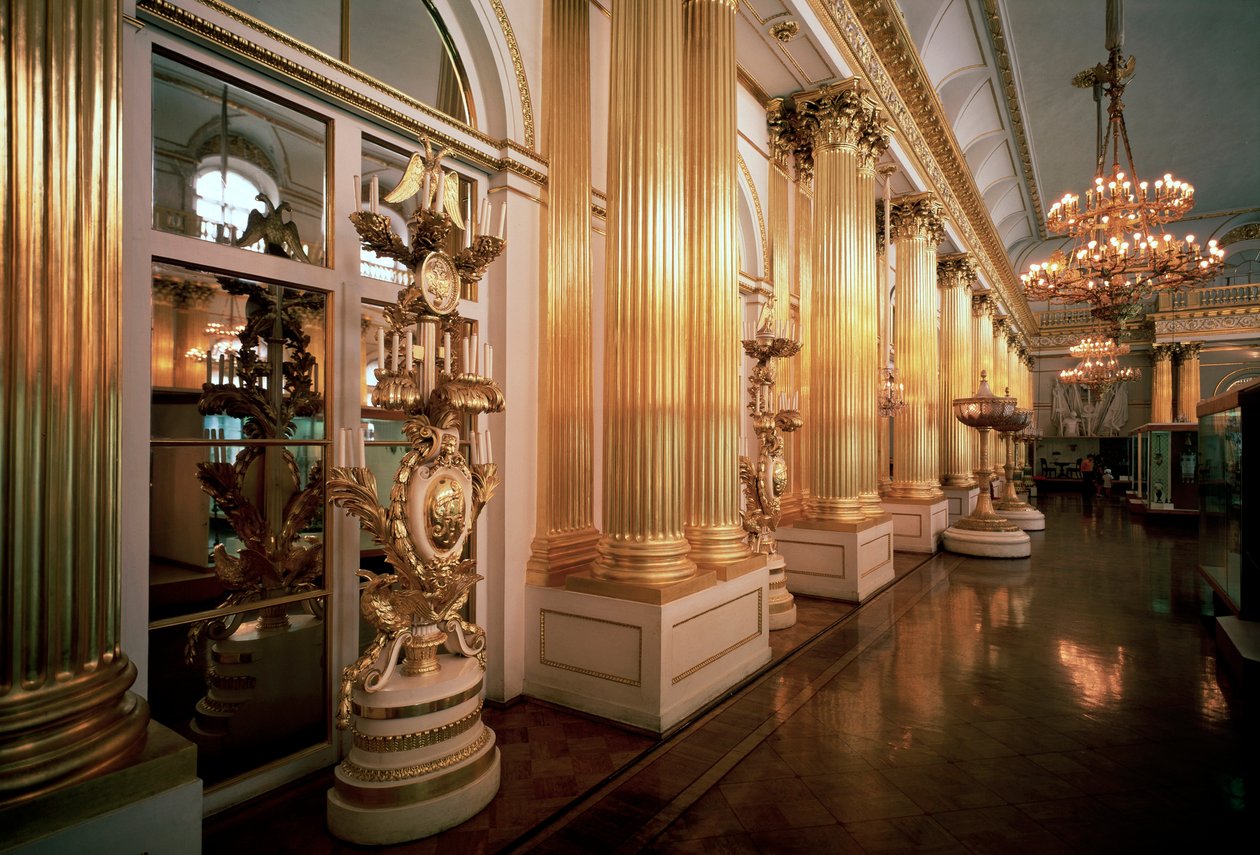 El Salón Heráldico en el Palacio de Invierno de Vasily Stasov