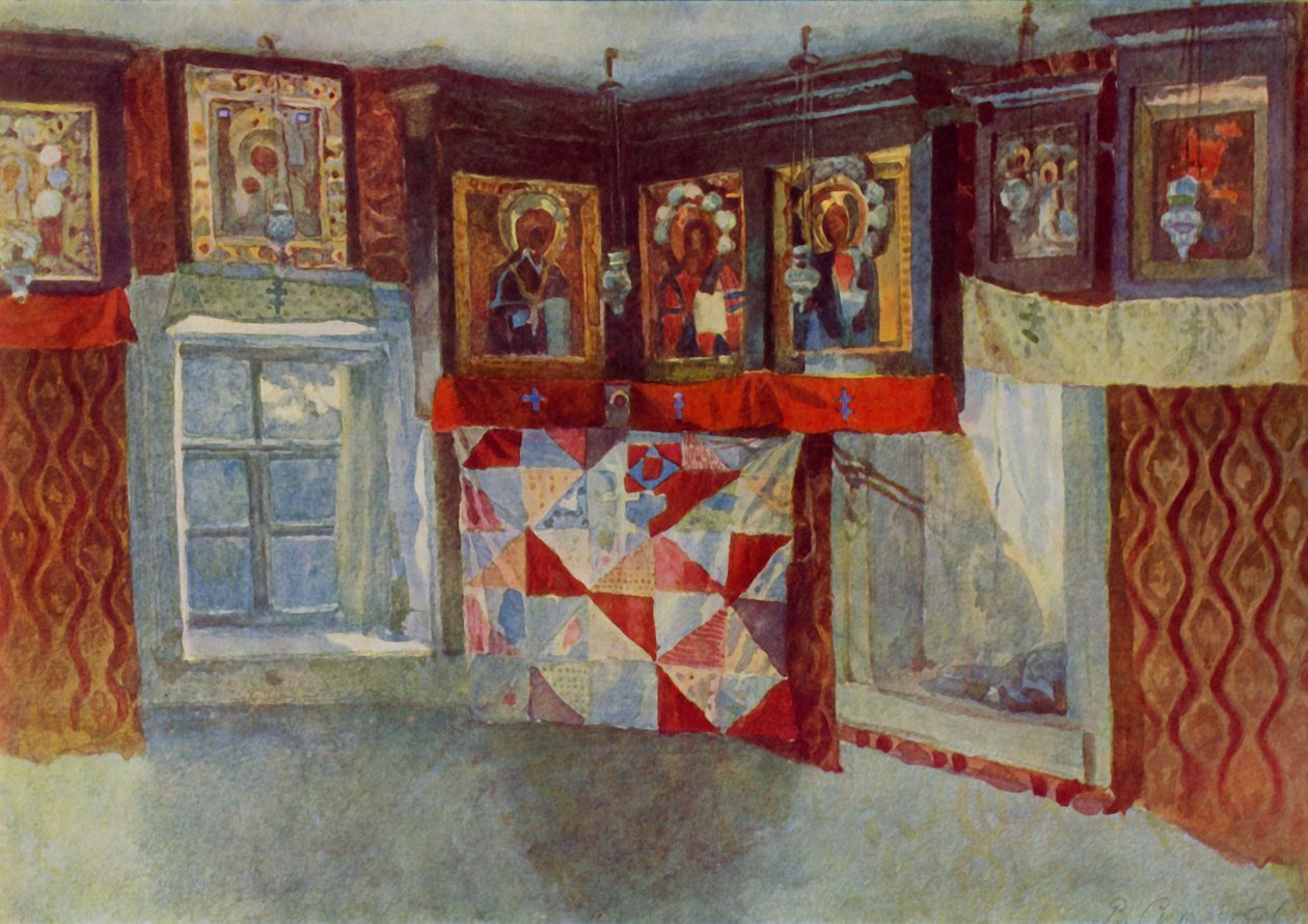 La capilla del pueblo, 1880-1889, 1965 de Vasily Surikov