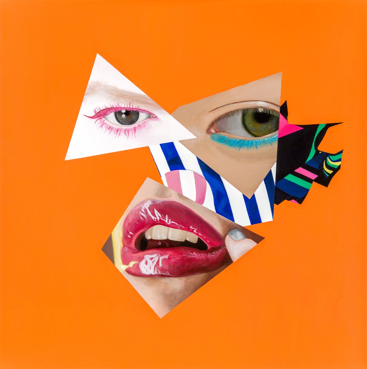 Clown Sauce, 2015 (Acrílico sobre lienzo) de Vaskeen Vaskeen