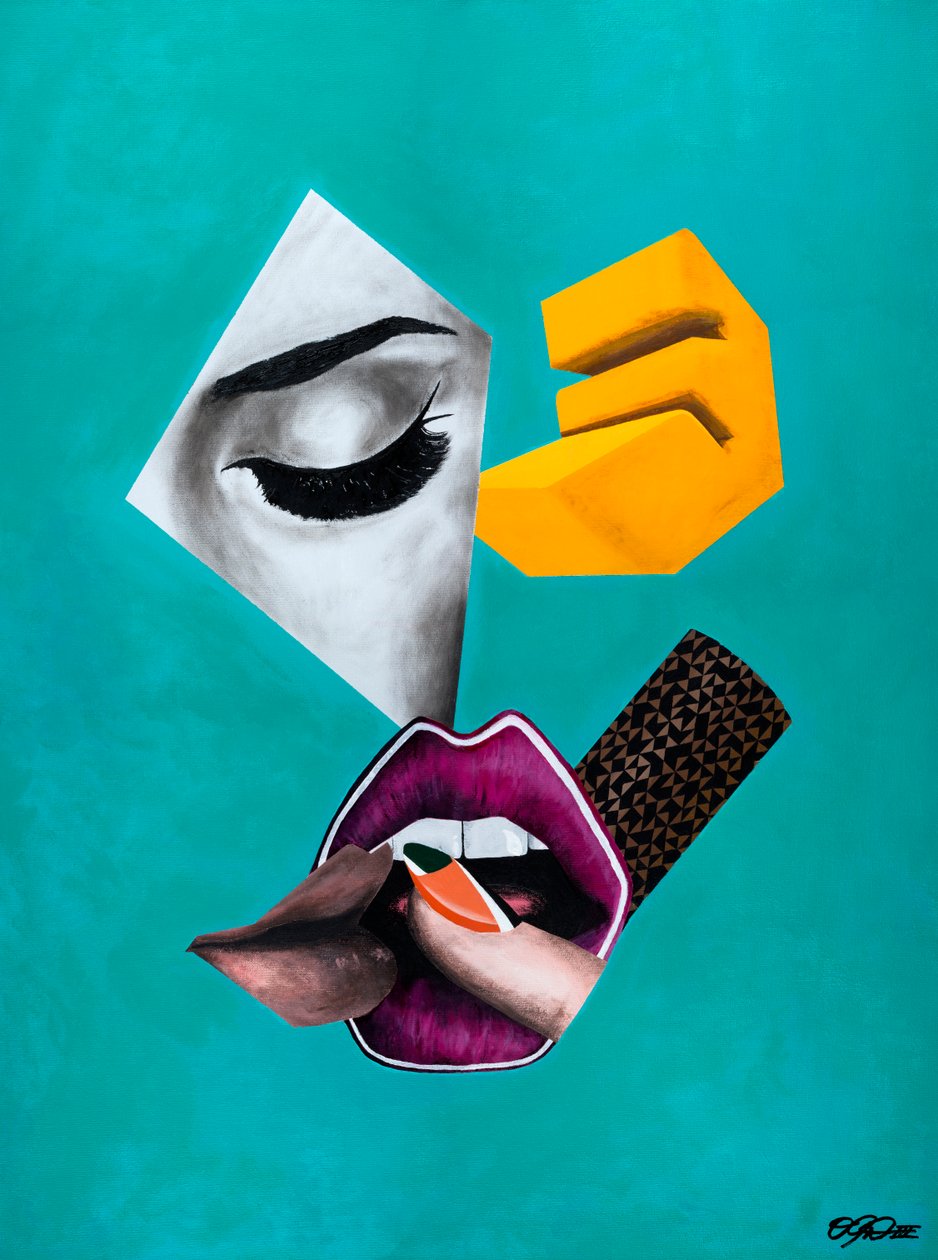 Eyes Wide, 2014 (Óleo x Acrílico sobre lienzo) de Vaskeen Vaskeen
