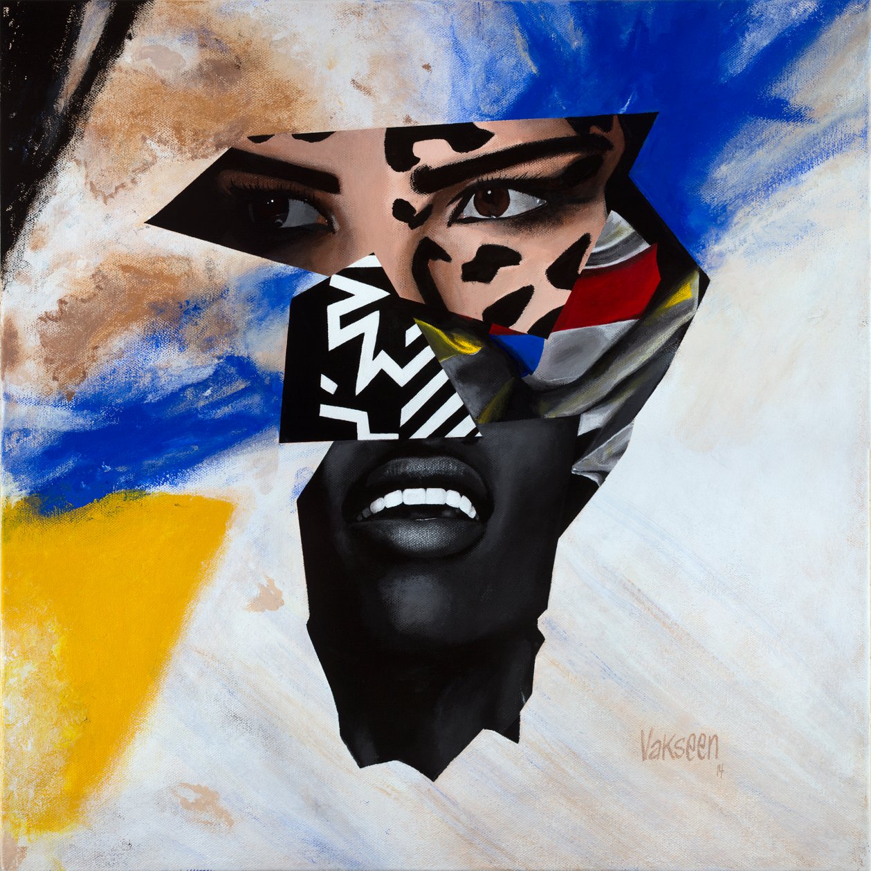 Her Royal Eminence, 2014 (Acrílico sobre lienzo) de Vaskeen Vaskeen