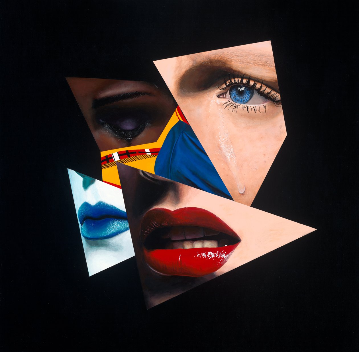 Invisible Me, 2015 (Acrílico sobre panel de madera) de Vaskeen Vaskeen