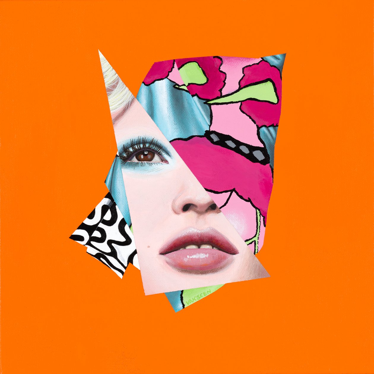 Unicorn Decadence, 2016 (Acrílico sobre lienzo) de Vaskeen Vaskeen