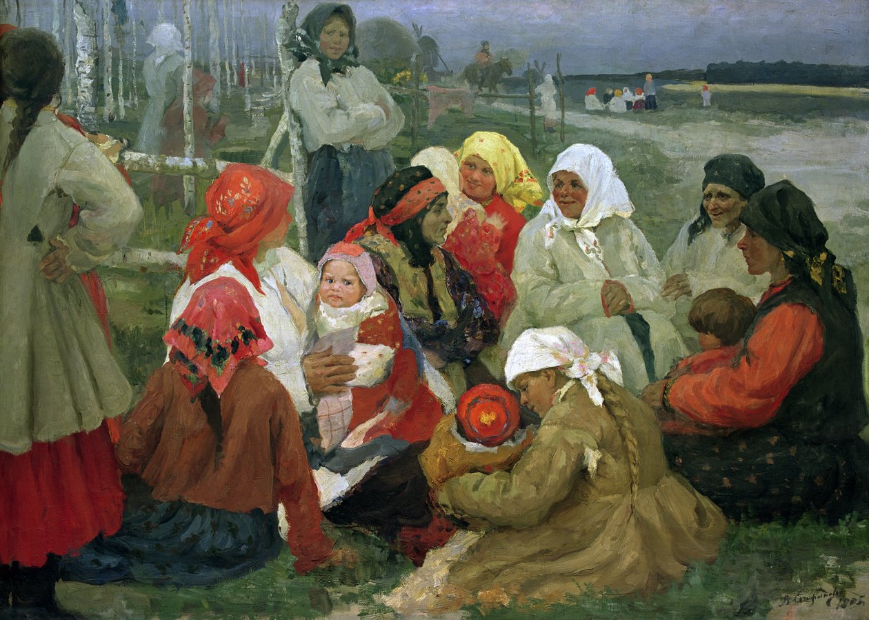 Mujeres campesinas, 1905 de Vassa Epifanova