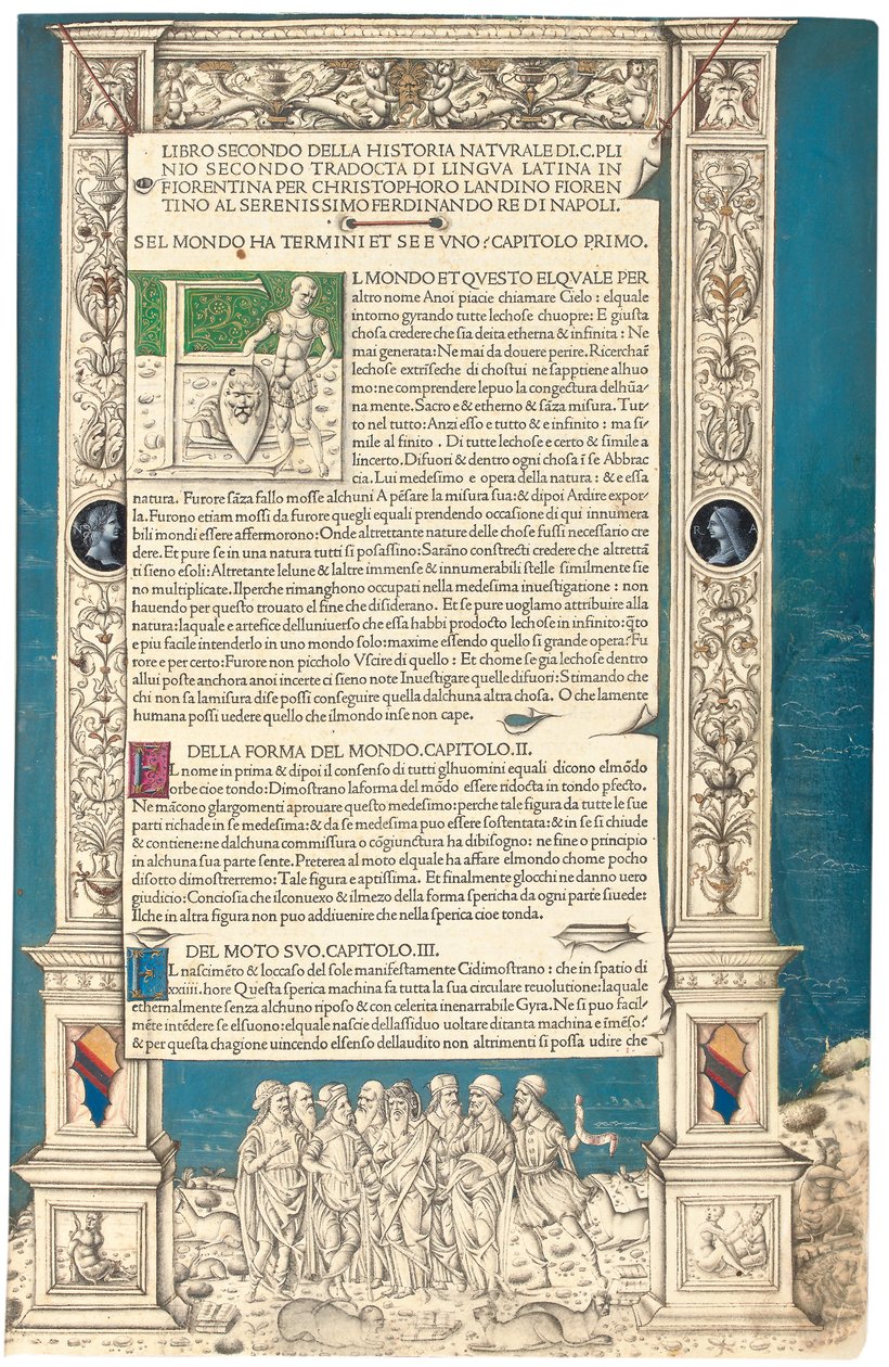 "Historia Naturalis" de Plinio el Viejo de Venetian School