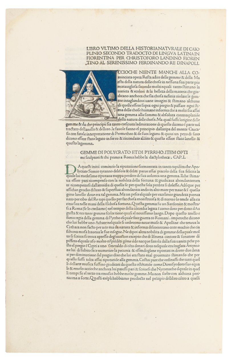 "Historia Naturalis" de Plinio el Viejo de Venetian School