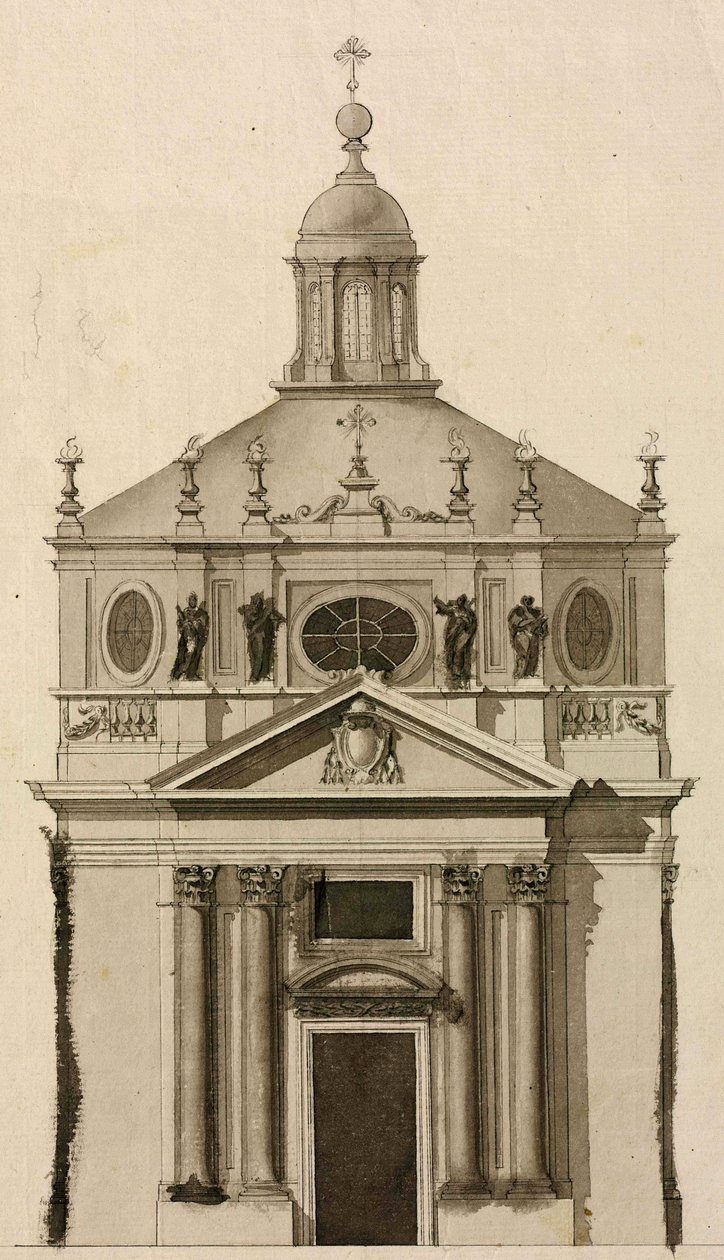 Fachada principal del Sagrario de la Catedral de Jaén (España) de Ventura Rodríguez