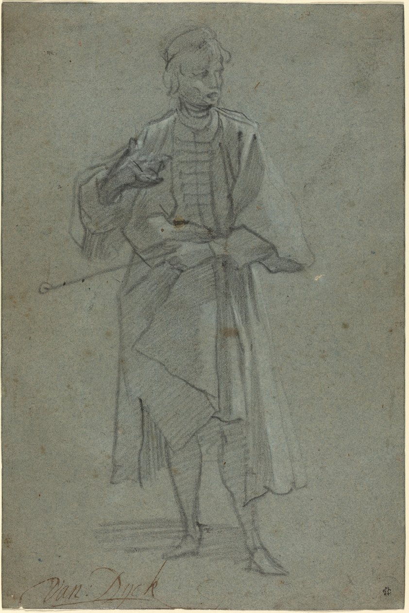 Figura de un hombre (recto) de Ventura Salimbeni