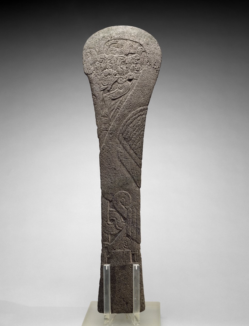 Palma con un ave acuática, 300-1200 d.C. de Veracruz Veracruz