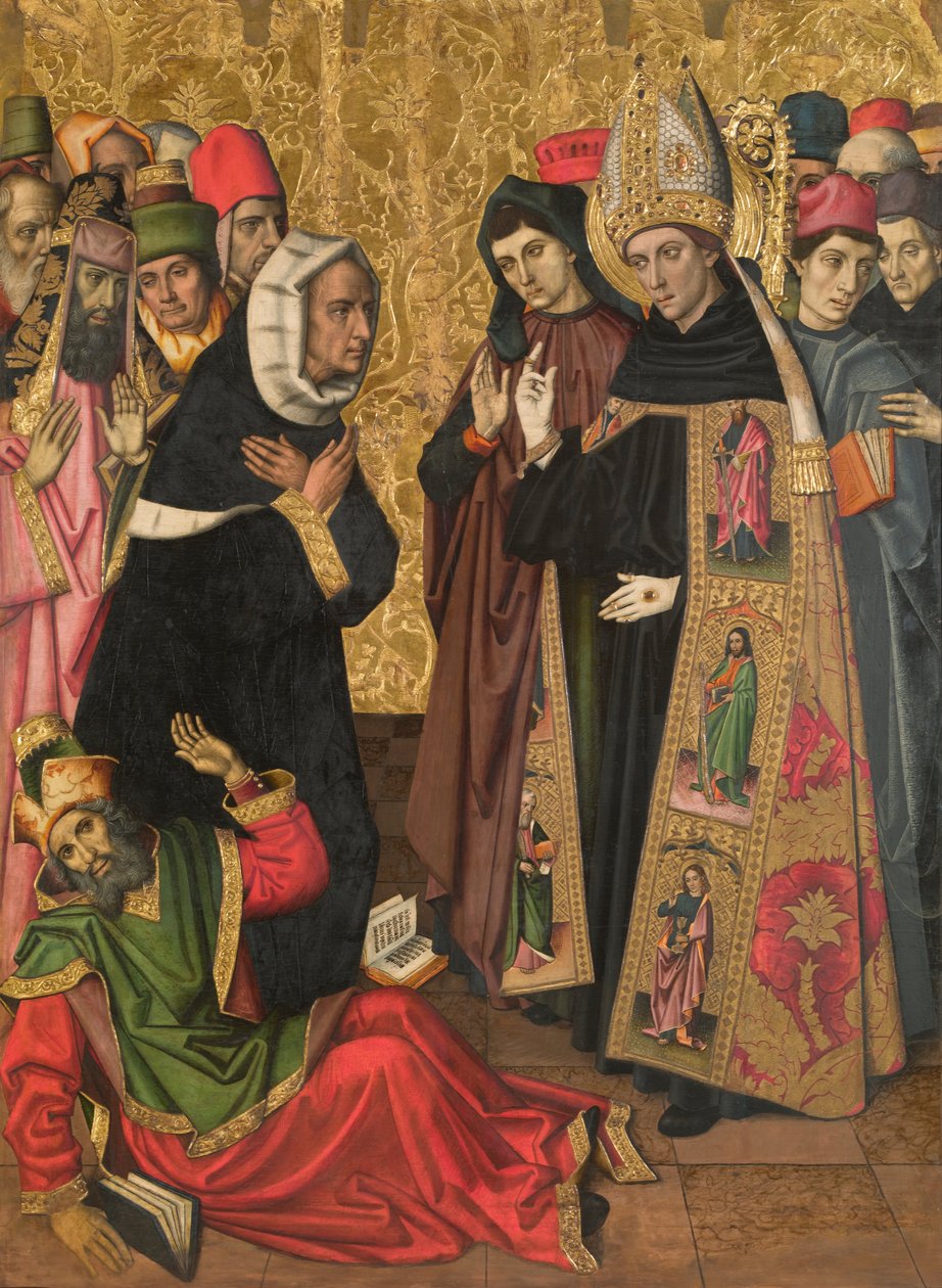 San Agustín disputando con los herejes de Vergós Group
