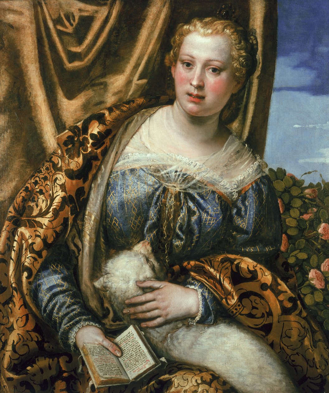 Dama o Santa Inés de Paolo Veronese