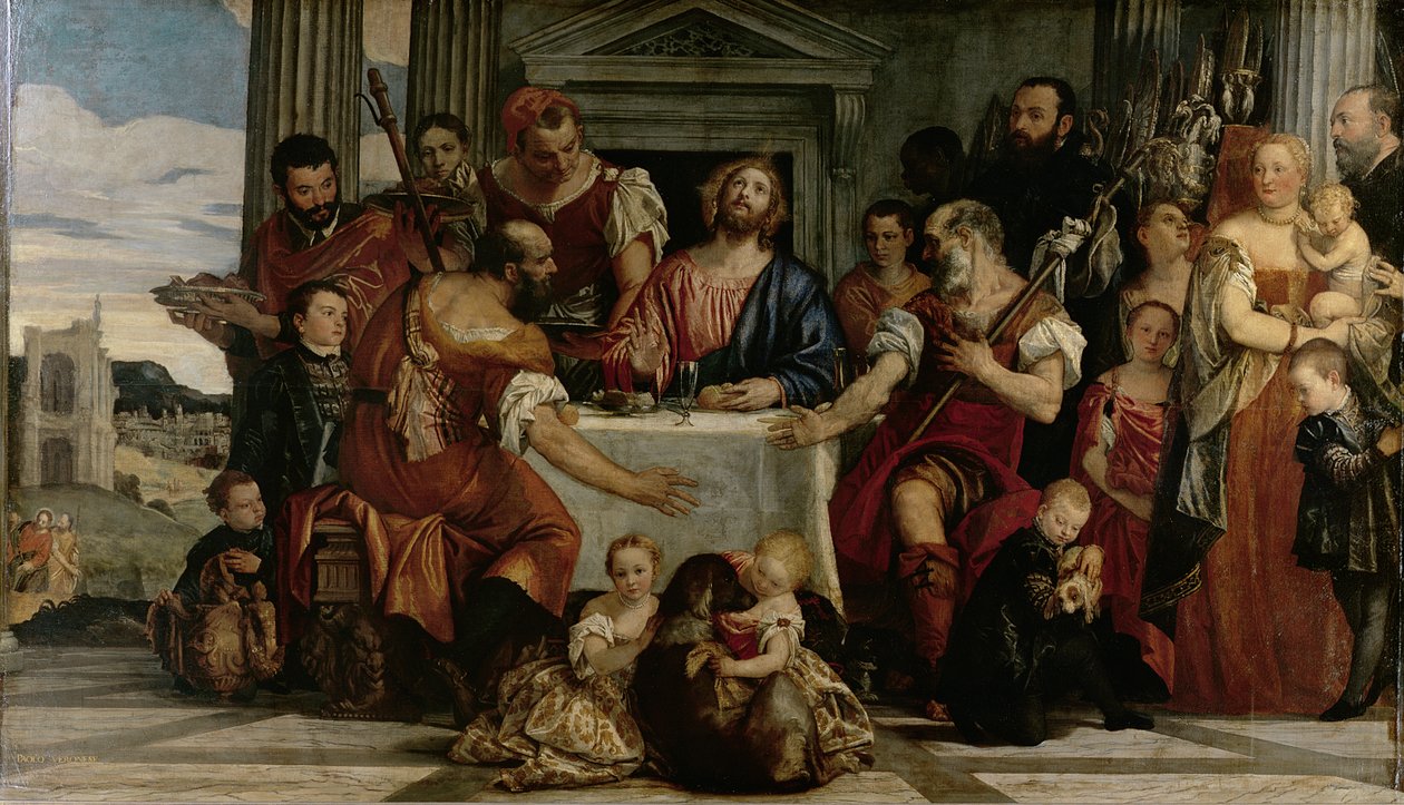 Cena en Emaús de Paolo Veronese