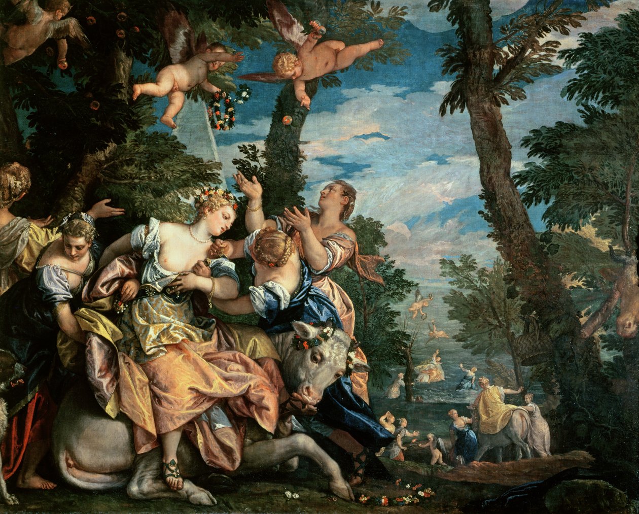 El rapto de Europa de Paolo Veronese