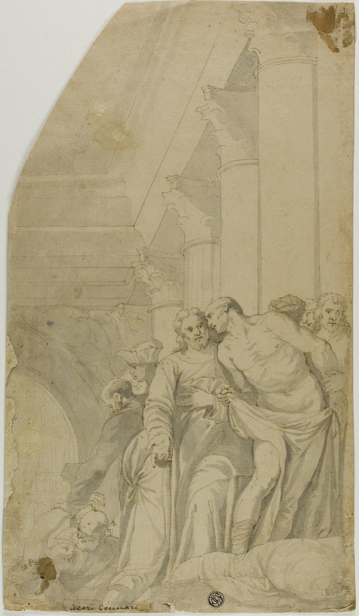 Cristo cura a los enfermos en el estanque de Betesda de Veronese (Paolo Caliari)