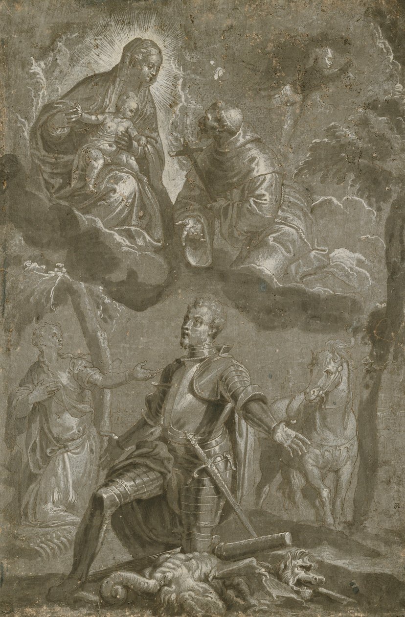La Virgen y el Niño con San Francisco y San Jorge de Veronese